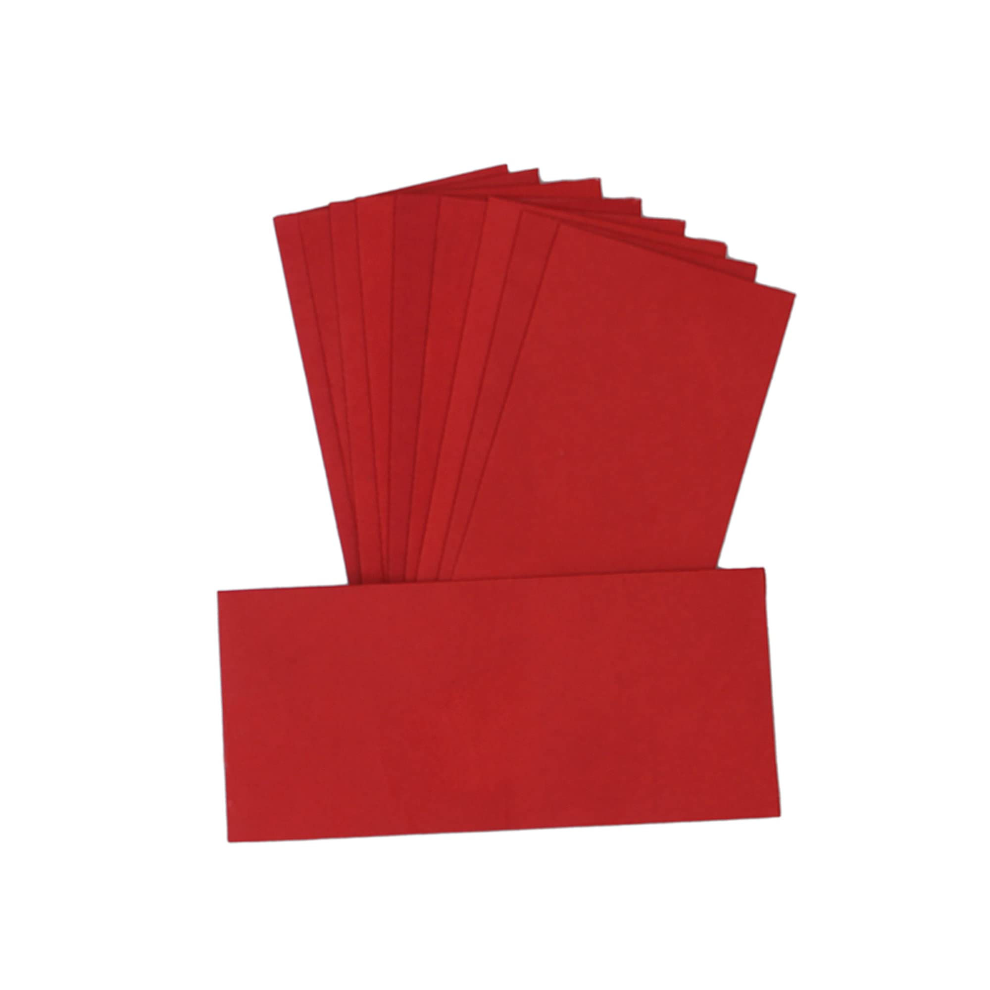 Lifafewala Eco Friendly Handmade Sustainable Recycled Paper Envelopes used in Gifting, Birthdays, Weddings and Other Occasions And Festivities. Pack of 10| (Red)
