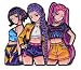 Pinstant Korean Pop Cartoon Anime Demon Hunters Movie Music Group Team 1.4" Enamel Pin Badge