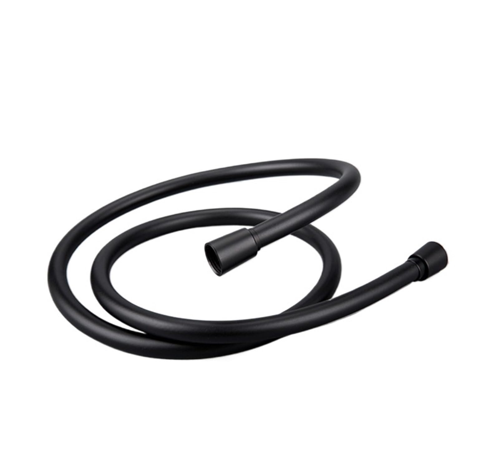 Mmzrukywv Pvc 1.5M Black Pvc High Pressure ，Compatible For Silver， & Black Smooth Shower Hose For Bathroom Handheld Head Flexible Plumbing Anti Winding Gi/2 Universal(Pvc 1.5M Black)