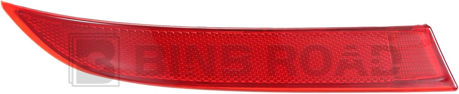 2Pcs Rear Bumper Reflector 63147240997 + 63147240998 Left Right Red Trim Compatible with BMW X5 E70 2009-2013