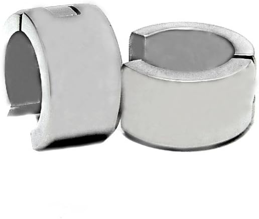 Accents Kingdom Titanium Huggie Hoop Earrings