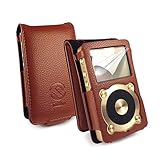 Tuff-luv Faux Leather Case Cover for Fiio X1 - Brown