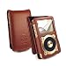 Tuff-luv Faux Leather Case Cover for Fiio X1 - Brown