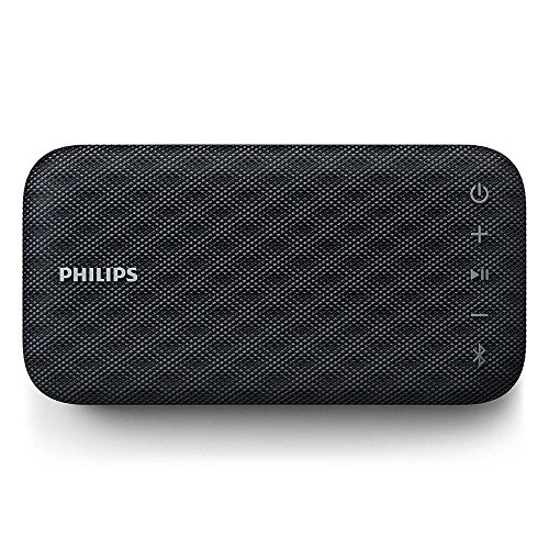 Philips Everplay BT3900B Enceinte Bluetooth Waterproof, Antichoc, avec Dragonne USB, Micro, Compacte, Noir