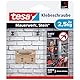 tesa 77902-00000-00 Klebeschraube für Mauerwerk und Stein, Halteleistung, Vierckig, 2.5 kg, 2 Stück
