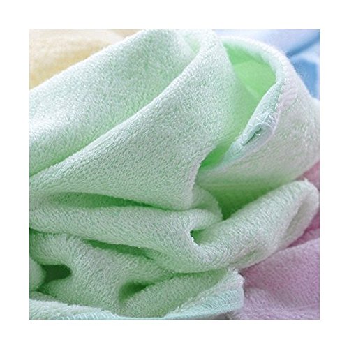 Moolecole 5-Pack Ultra Soft Bamboo Fiber Face Towel Set Absorbent Hand Towels Spa Bath Towels 13.5''X 30'' #TOP4