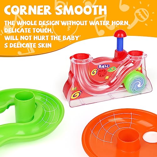 Interactive Busy Ball Popper Toy for Toddlers - Ball Drop and Roll Active Musical Toy with 5 Colorful Ball Popping Game for Toddler Motor Skills Development, Sensory Play for Kids,STEM Baby Toy Gift