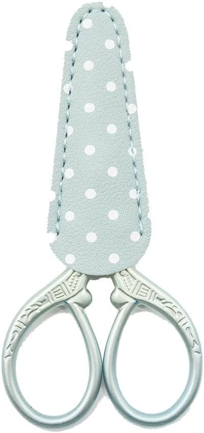 Kitchen Scissors Scissors Embroidery Scissor Detail Shear Sewing Thread Cutter Sewing Tool Crafting Scissors(Blue Pink)