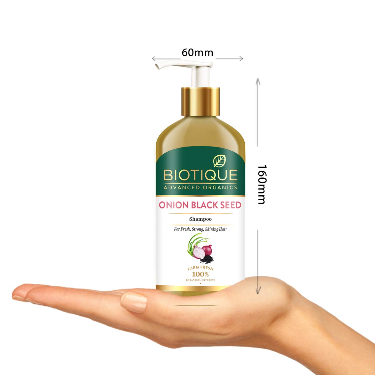 Biotique Onion black seed shampoo 300ml
