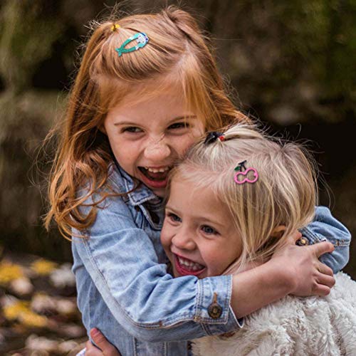 Lurrose 60 peças de grampos de cabelo mental, lindos desenhos de animais de estimação, conjunto de p