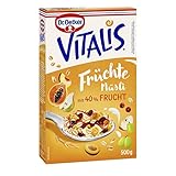 Dr. Oetker Vitalis Früchtemüsli: Müsli für Frühstück & Zwischendurch, hervorragend mit Milch, Joghurt oder Obst, 1er Packung, 500g