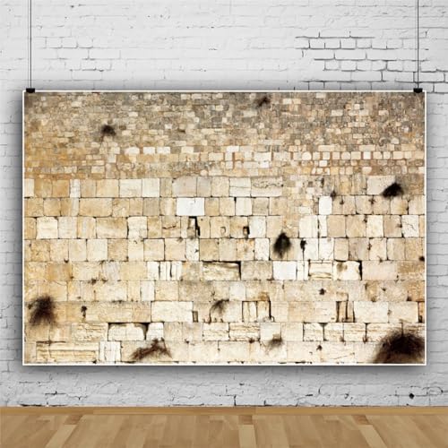 Toile de fond mur de briques pierre 7x5ft