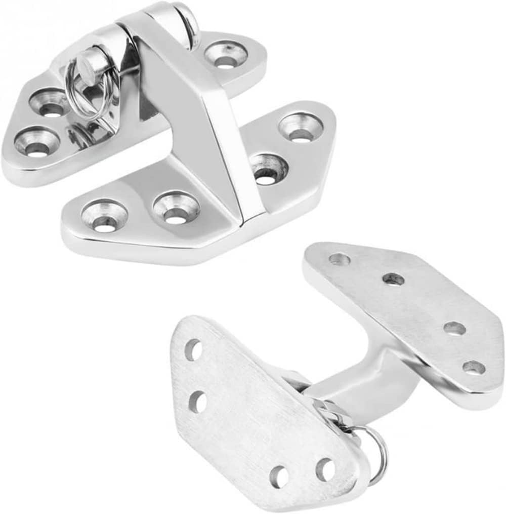 316 Boat Hatch Hinge Stainless Steel Marine Boat Hatch Hinge DIY, Removable Pin Hardware Car Accessories