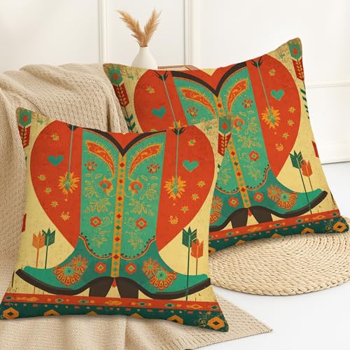 Housses de coussin en cœur bleu sarcelle pour le lit