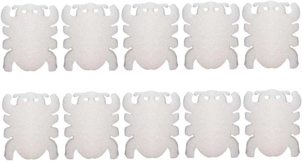 Oil Absorbing Sponge Scum Filter Dirt Foam Remover Spider Shape Clean Accessories for Swimming Pool Hot Tub Spa 10PCS : Everything Else