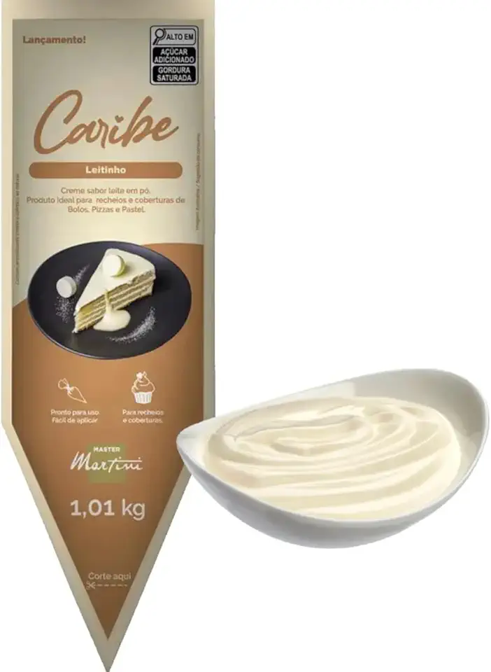Recheio Leitinho Creme Bisnaga Caribe 1,01kg Master Martini