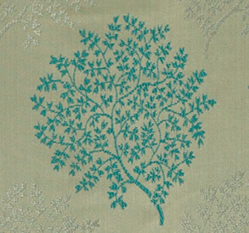 Image of Top Drapes Firoji Jacquard 7ft Door Curtain with Eyelet and Tie Back (1 Pc) Size 83.9 Inch (L) x 44.1 Inch (W)