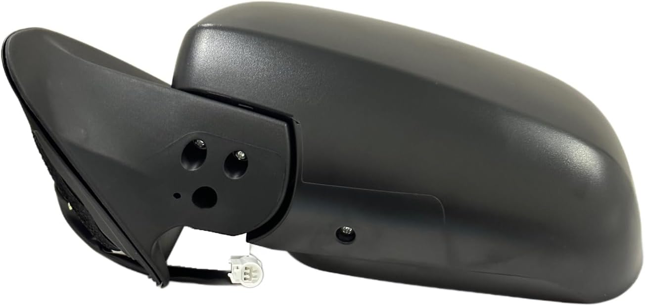 Driver Side Mirror Replacement Compatible with 2005-2011 Toyota Tacoma Powered Adjustment, Manual Folding, Flat Glass Black, OEM TO1320203 image 5