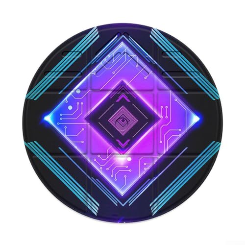 Tapis VR pour Meta Quest3, tapis pliable en PU pour jeux de simulation de mouvement améliorés (violet)