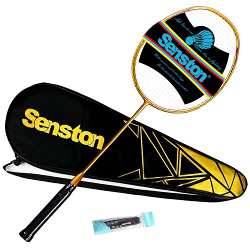 Raquette de Badminton Unisexe Senston N80 pour Adulte Débutant
