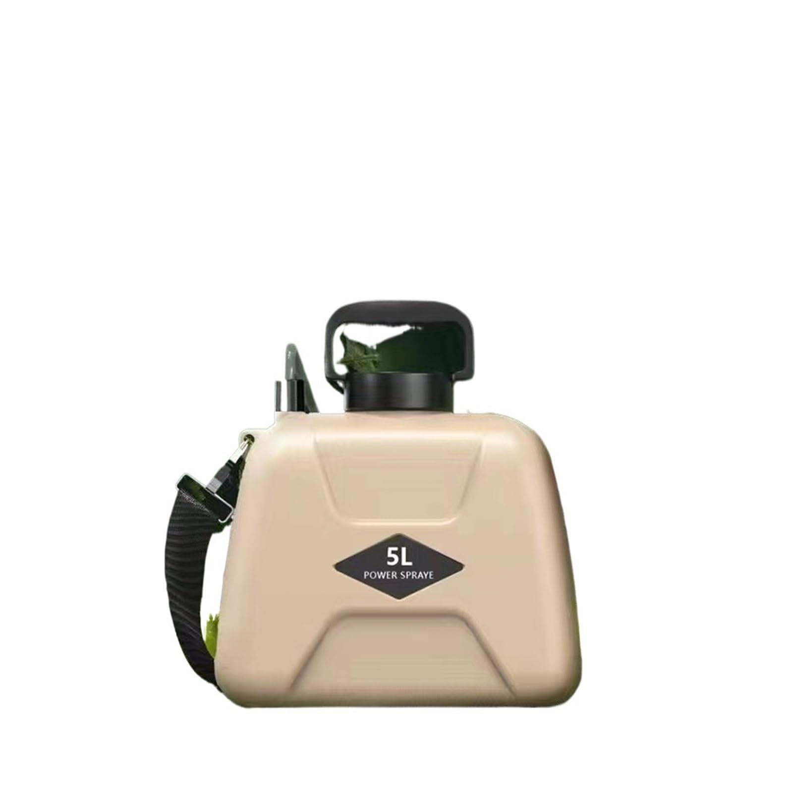 Spruzzatore elettrico, Dispositivo di irrigazione for piante con elettrica da giardinaggio a spalla, strumento agricolo multifunzionale capacità lunghezza 5 litri(Brown)