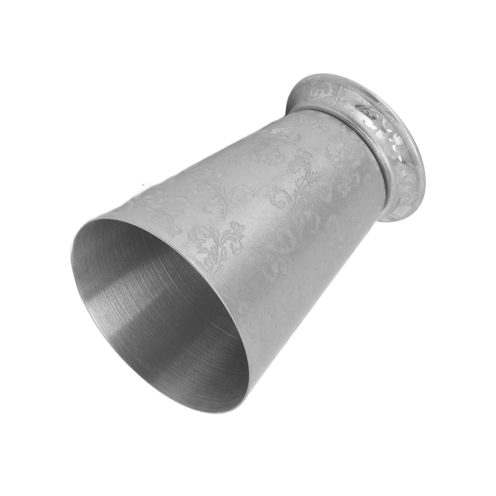 Julep Cup,Beaded Mint Julep Cup,Hammered Mint Julep Cup,Silver Plated Mini Beaded Mint Julep Cup,Party Julep Mix Alcohol Drink Glasses (Leaf Texture)