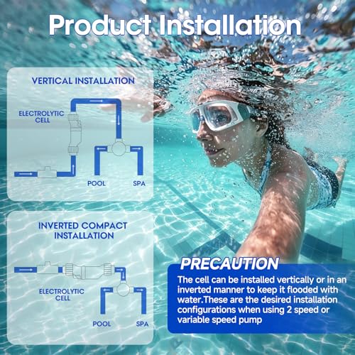 Salt Cell Replacement for Hayward T-C-9, 25,000 Gallon Pool, Durable Titanium Core, Compatible with AquaRite AquaTrol ProLogic AQ-Logic Firmware 1.50+,Cuts Chlorine Costs Up to 56% by Enduropool - Image 7