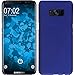 Produktbild PhoneNatic Case kompatibel mit Samsung Galaxy S8 Plus - Hülle blau gummiert Hard-case + Flexible Folie