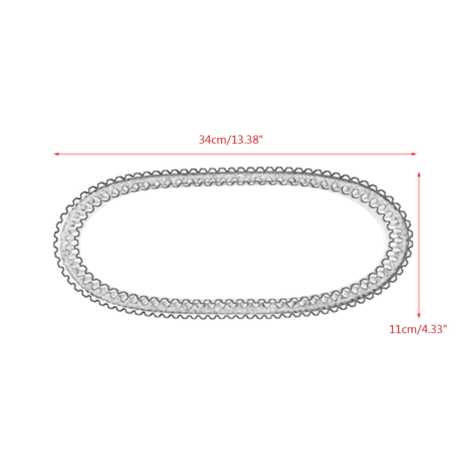 Cinghia Di Trasmissione Per SYM Per Shark 125 (125cc) 150 (150cc) Scooter Sostituzione 23100-H3A-0000 810OC X 18W Ricambio per cinghia