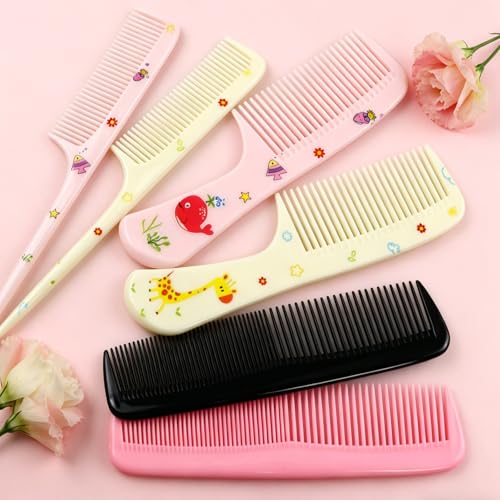 Set de Peines Para Bebés Niñas 8 Piezas Mini Plástico miniatura 6