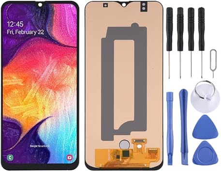 Cell Phone Replacement 6.36 inch OLED LCD Screen for Galaxy A50 SM-A505 Digitizer Full Assembly Spare Parts