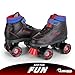 Chicago Skates Sidewalk Roller Skates – Durable, Top Performance Indoor/Outdoor Use Skate Shoes for Girls & Boys, High-Top Boot Safety Youth Quad Skates, 60mm PU Wheels, Adjustable Chassis & Trucks