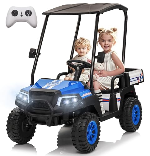 Rock Wheels 2 Seater 12V Ride On Toy Truck Golf