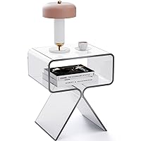 solaround Tavolino da Salotto in Acrilico, Tavolino da comodino