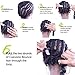 SEGO 6 Inch Jamaican Bounce Crochet Hair Jumpy Wand Curl Short Curly Jamaican Crochet Braids Synthetic Crochet Braiding Hair Extensions Ombre Twist Braid Hair 3 Bundle Black
