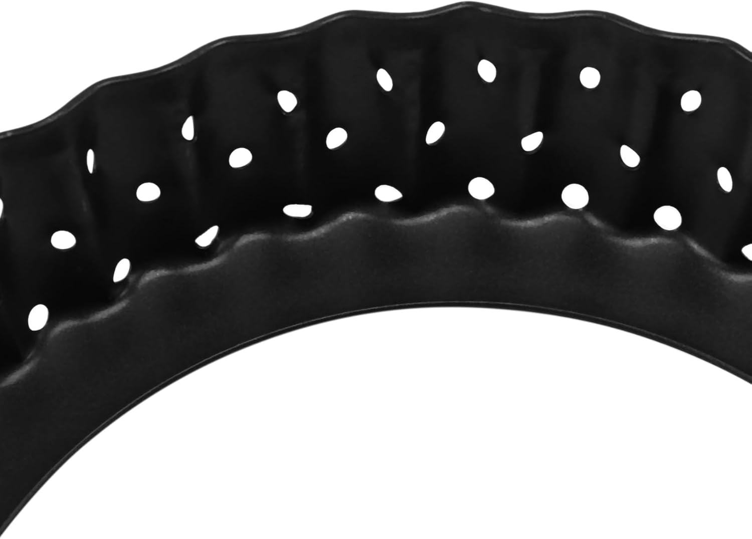 8 Pack Quiche Tart Pan,5 Inch Round Perforated Pizza Baking Tray Non-Stick Tart Tin with Holes for Cakes,Pies,Quiches