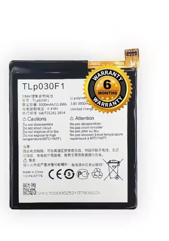 Image of Original TLP030F1 Battery for BlackBerry Alcatel TLP030F2 DTEK60 Battery with 6 Month Warranty*** (SEPTVP34)