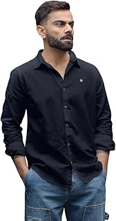 WROGN Men's Linen Blend Shirt | Solid Styles | Slim Fit