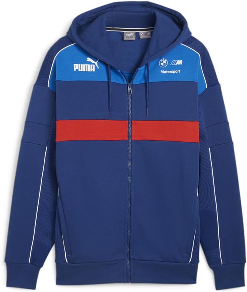 PUMA Mens Bmw Mms Sds Hooded Sweat Jacket Athletic Jamaica Ubuy