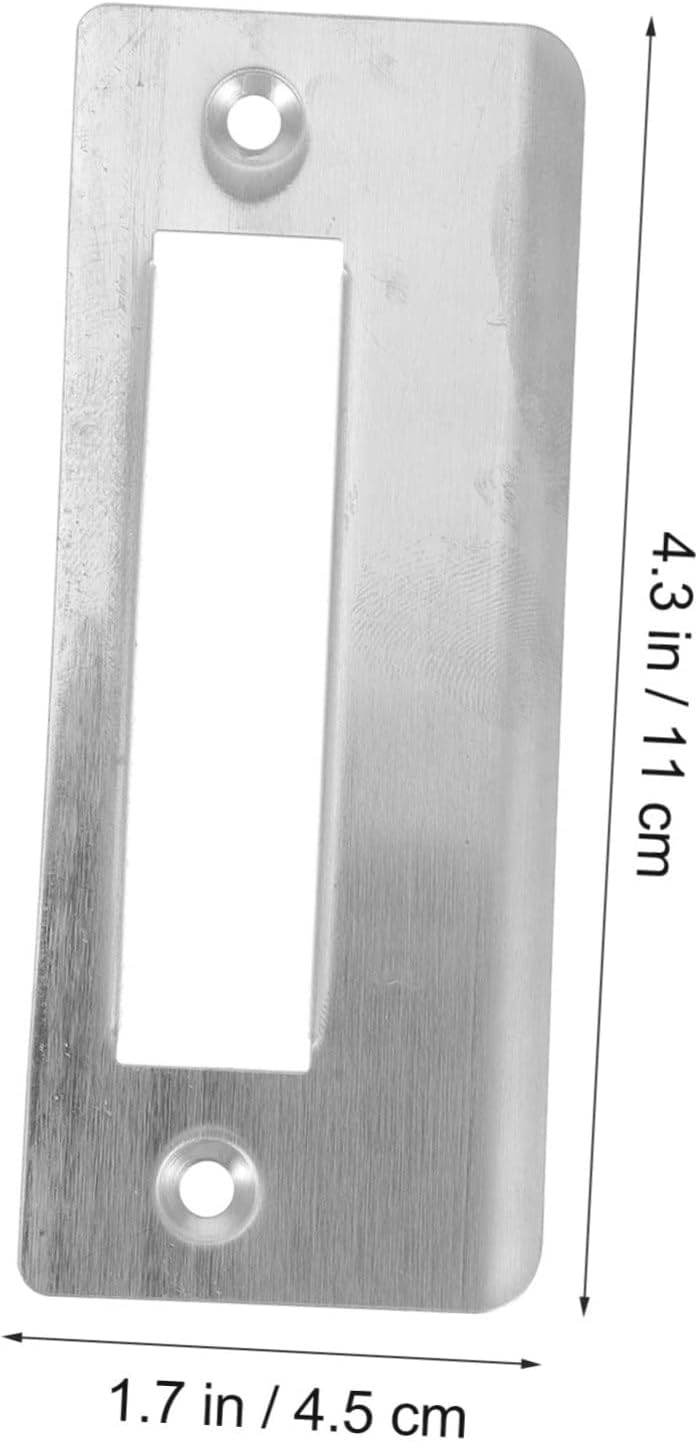 POPETPOP 5Pcs Door Security Plate Durable Reinforcement for Enhanced Door Protection Construction Easy Installation for Home Security