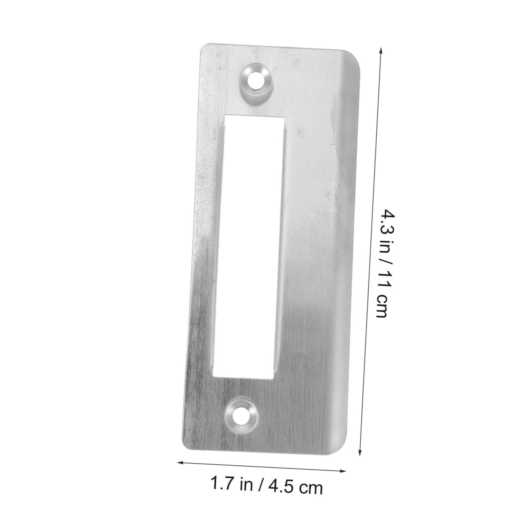 LIFKICH Metal Door Security Device Door Security Plate Long Strike Plate Cover for Enhanced Security