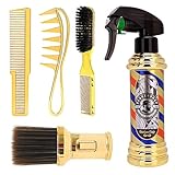 Picture of CGBARBER Hair Styling Tools Set, 5 Pieces Salon Tool Kit, Including Spray Bottle, Cleaning Brush, Mix Comb for Beauty Salons Home Use