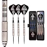CUESOUL Tungsten Steel Tip Darts- Precise Barrels 22 Grams 90% Tungsten