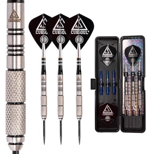 CUESOUL Tungsten Steel Tip Darts- Precise Barrels 22 Grams 90% Tungsten