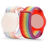 Airtag Wristband Kids(2 Pack), Nylon Air tag Bracelet for...