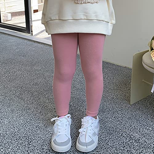 Girls Fleece Lined Leggings Stretch Slim Thermal Wool Fall Winter Tights Kids Baby High Waist Sherpa School Pants2