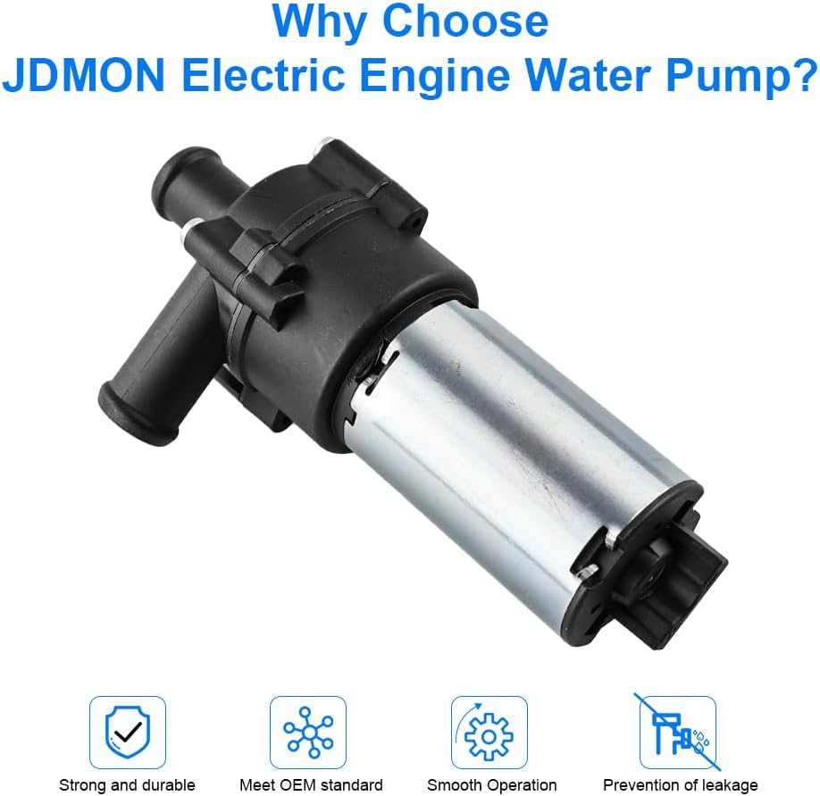 JDMON Auxiliary Engine Water Pump Replacement for Dodge Freightliner Sprinter 2500 3500, Mercedes-Benz 190E 260E 300CE 300TE 300D 300E C230 C280 G500 SLK32 SLK320 Replacement for 0392020026 A001835136