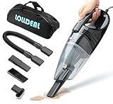 LOLLDEAL Car Vacuum, 12V Powerful Black Car Vacuum Portable Hand-held Automotive/Auto Vacuum Mini Car Vacuum Cleaner with 14.8 FT(4.5M) Long Cord with A Carrying Bag …