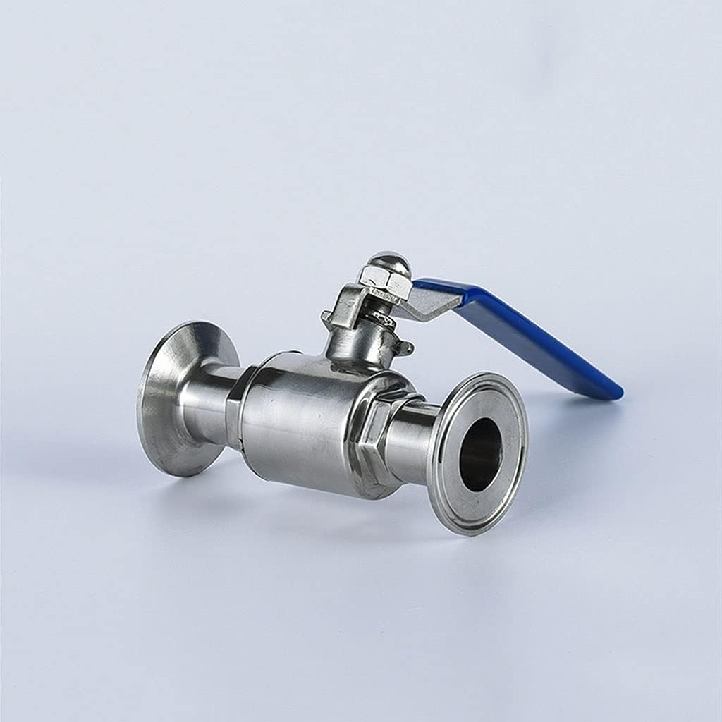 lever ball valves,ball valve,Stainless Steel Clamp Type Quick-fit Ball Valve,1/2" 3" 4" DN15- DN125 Sanitary Snap-in Straight-Through Quick-Connect Valve for Liquids Gases (Color:76mm Chuc ( Color : 7