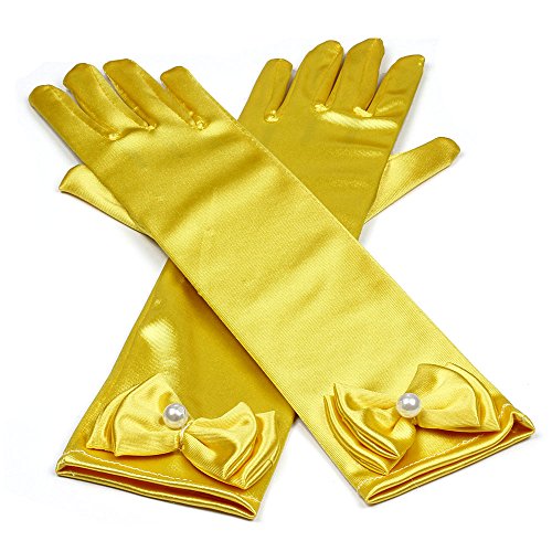 RUNHENG - Gants - Fille -  jaune - Taille unique